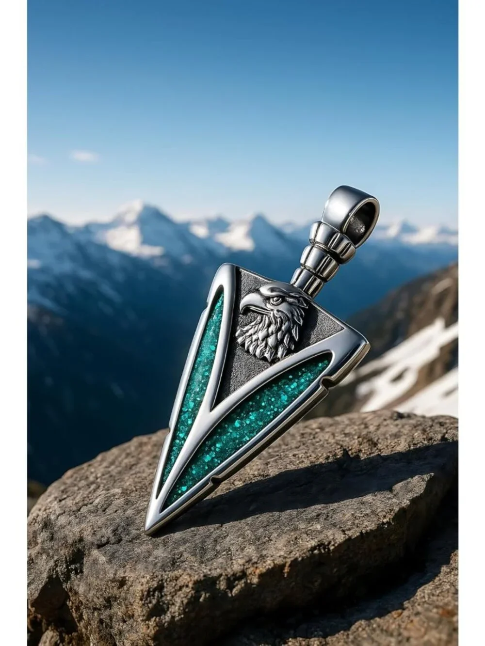 Arrowhead Necklace - Unisex Wild Courage Amulet Pendant Jewelry for Men & Women